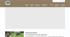 Desktop Screenshot of deutsch-kurzhaar.at